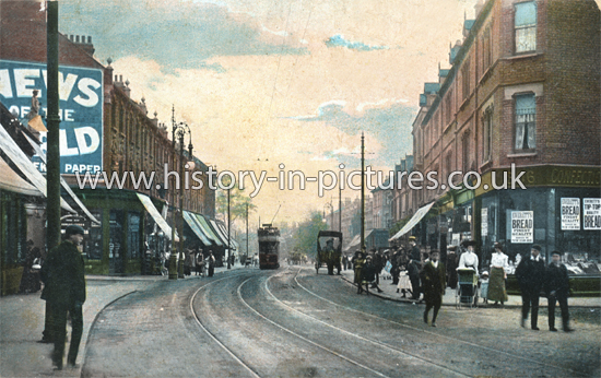 Hoe Street, Walthamstow, London. c.1909